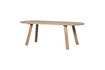 Miniature Pieds de table 4 positions chêne transparent Haarlem (lot de 2) 1