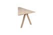 Miniature Pietement 72x79x10 en bois de chêne beige Tablo 5