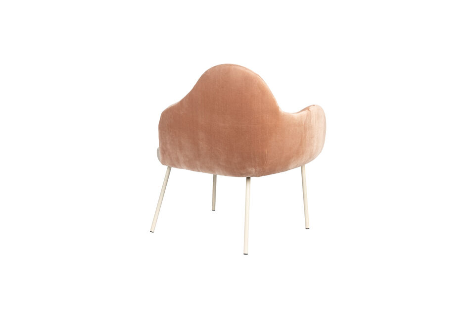 Pink fabric armchair Friuli - 12