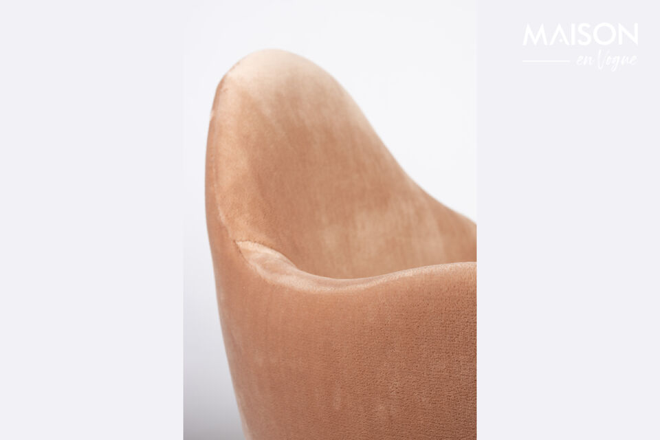 Pink fabric armchair Friuli - 19