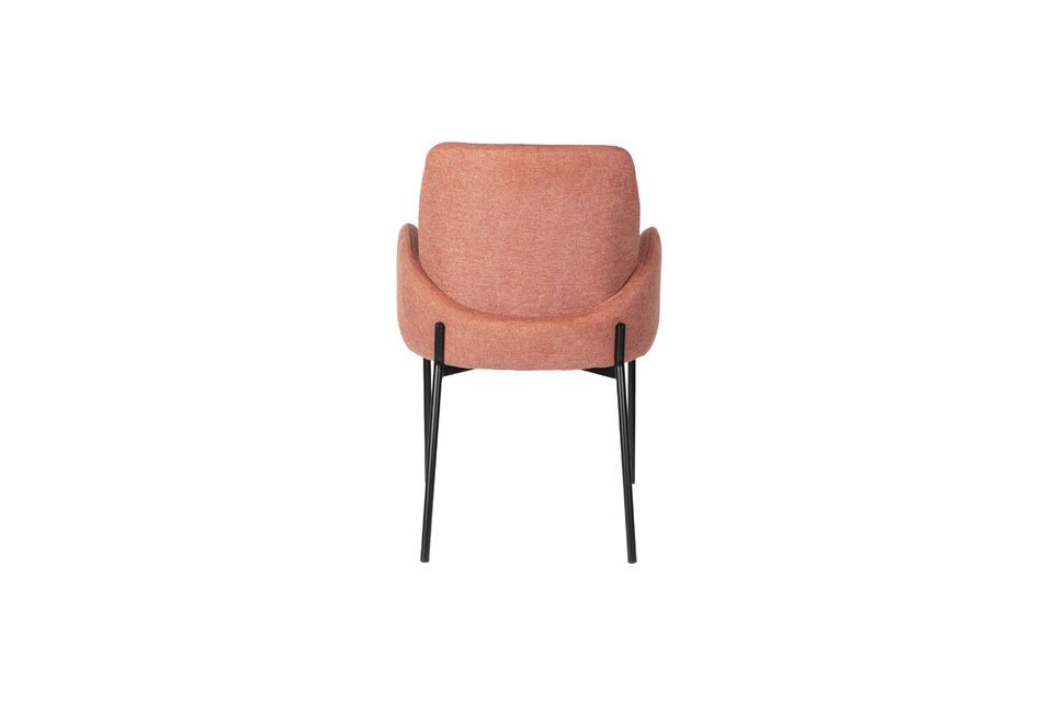  
The soft upholstery of the chair is made of polyester and nylon
