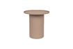 Miniature Pink metal round side table Sverre 1