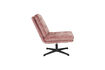 Miniature Pink polyester lounge chair Kai 3