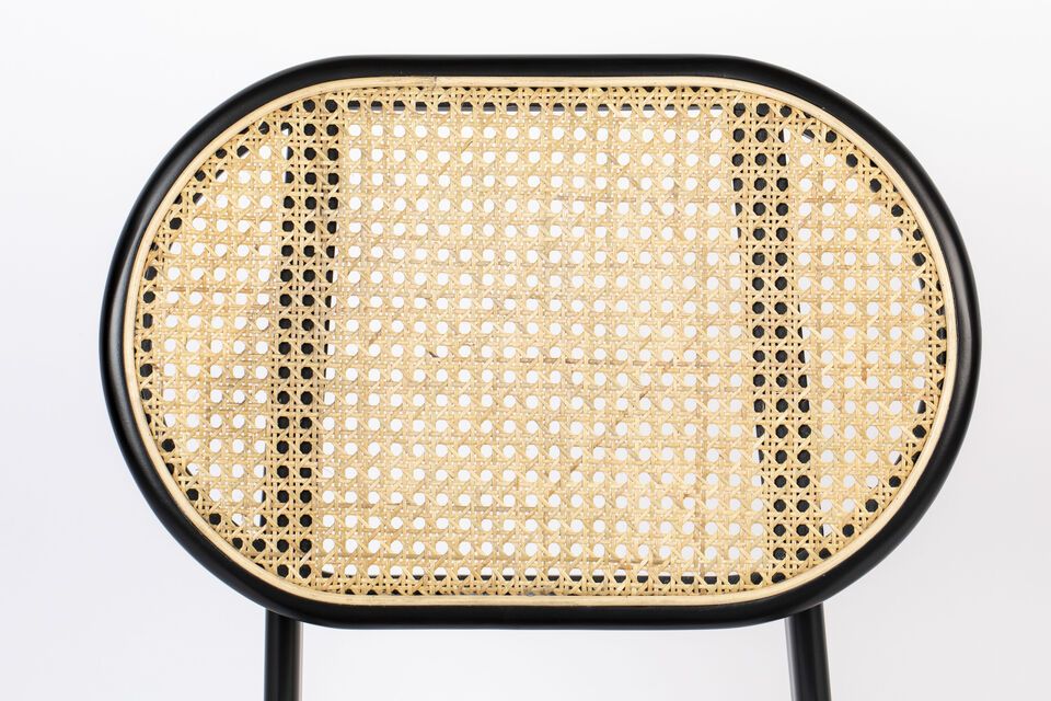 Choose between a version with a cane back and one fully upholstered