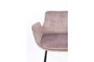 Miniature Pink velvet counter stool Brit 13