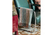 Miniatura Plaid 130 x 180 cm in cotone khaki e rosso Ponra 2