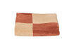Miniature Plaid 130x170 cm Coton Brun Rouille/Beige Zena 4