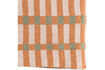 Miniature Plaid 130x170 cm Cotton Green/Orange Vola 4