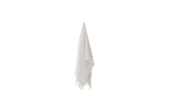 Plaid en coton blanc Niccoline