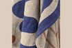 Miniature Plaid en coton recyclé bleu 160x130 Eviaya 3