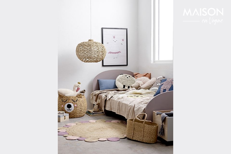 Aussi agréable en guise de couvre-lit que jeté sur un canapé