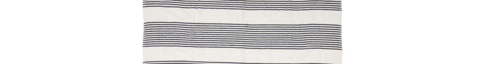 Mise en avant matière Plaid Rodemack Noir