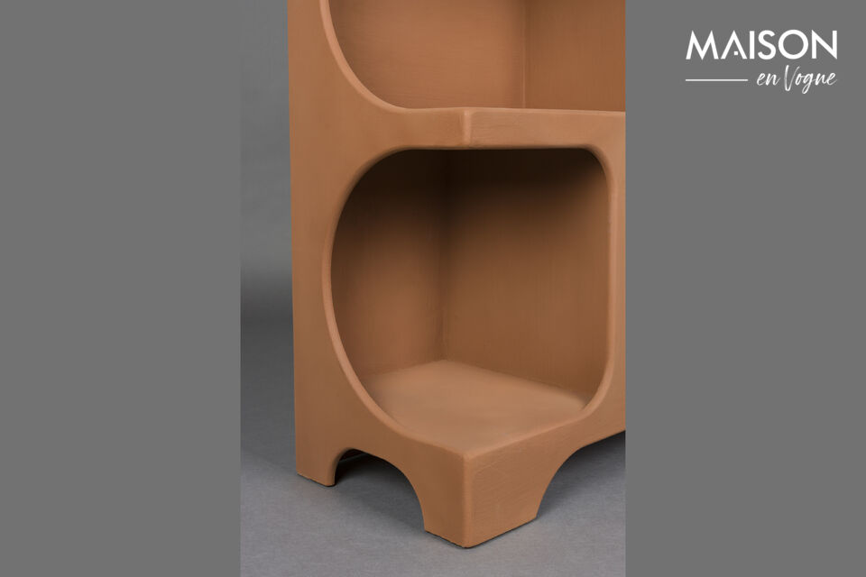 Voorzien van een warme terra kleur