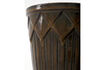 Miniature Planter Set of 3 Earthenware Brown HDCora 3