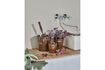 Miniature Planter Set of 3 Earthenware Brown HDCora 2