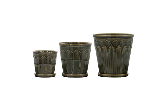 See the product profile planters Set of 3 Grey Earthenware Cora Planters Set of 3 Grey Earthenware Cora