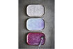 Miniature Plate set of 3 in rose stoneware Addison 3