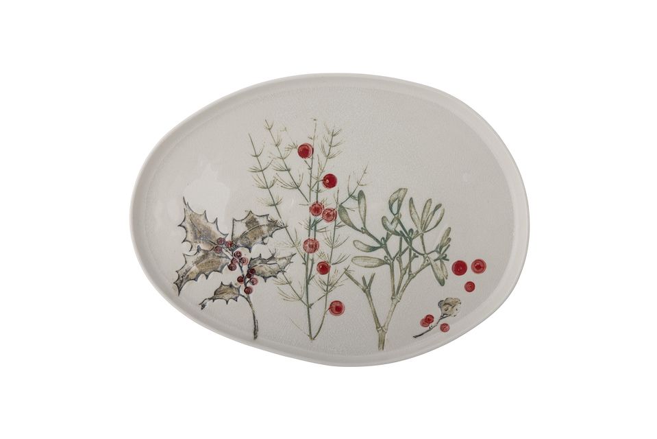 Plateau de service 35,5x26 cm en grès multicolore Hollie Bloomingville