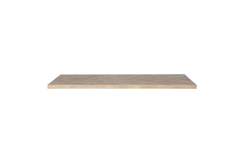 Plateau de table 180x90 en bois du manguier beige Tablo Woood