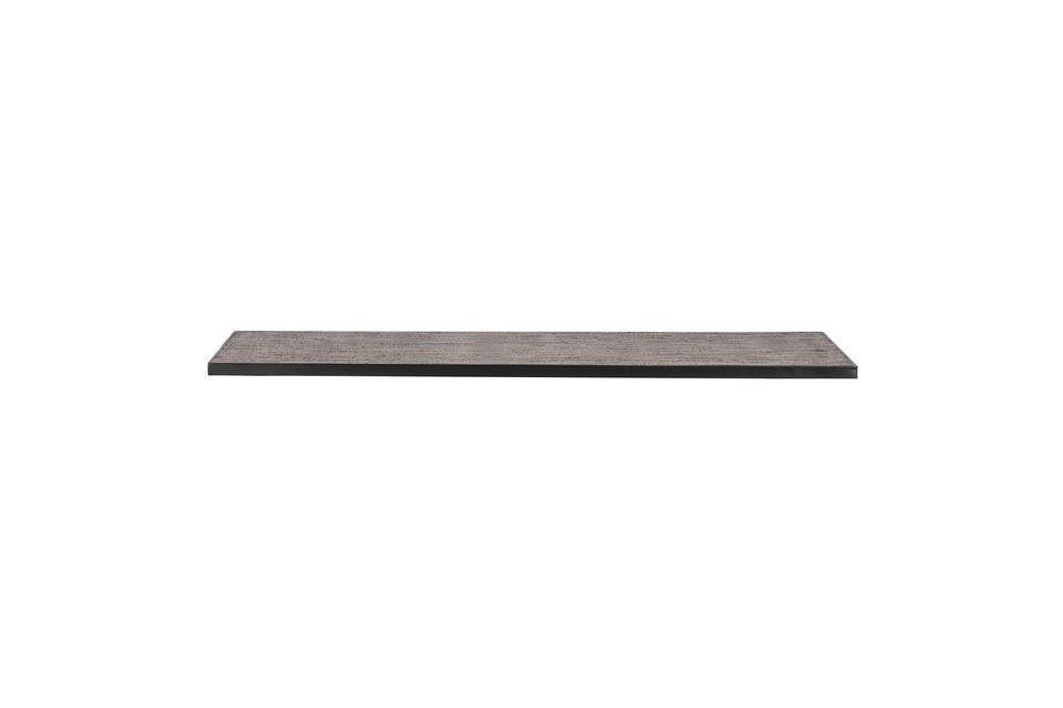 Plateau de table 180x90 en teck et métal marron Tablo Woood