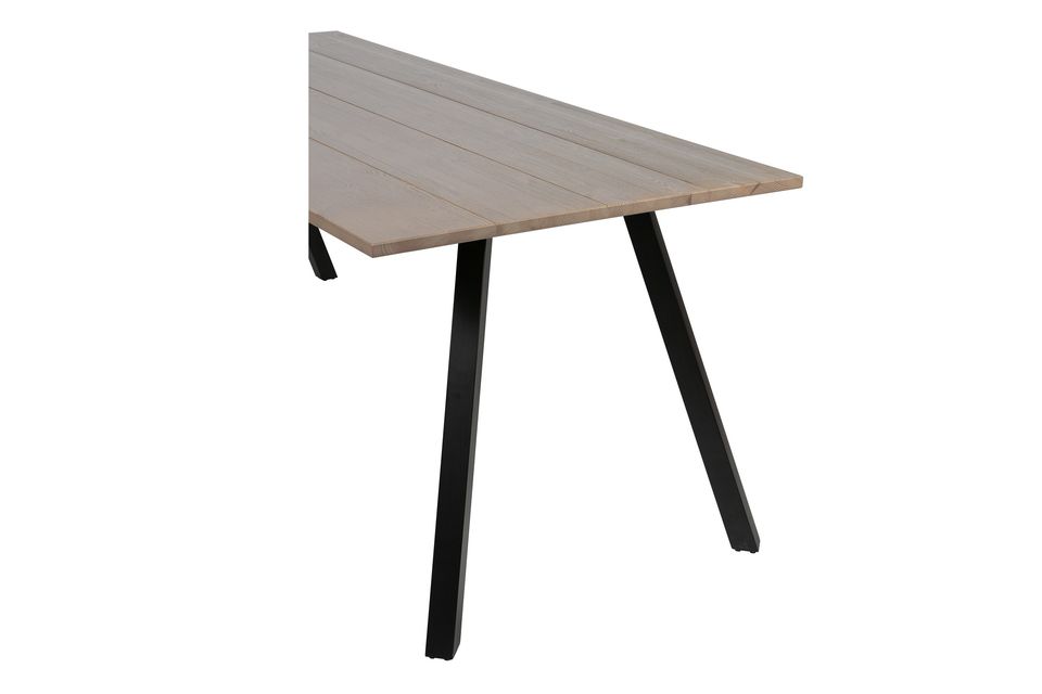 Plateau de table 220 X 90 en bois beige Tablo, élégant et robuste