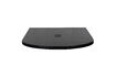 Miniature Plateau de table d'extrémité rond 210x120 cm Frêne Noir Mat TABLO LUNGO 2