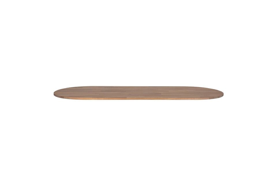 Plateau de table ovale 220 x 90 en bois beige Tablo Woood