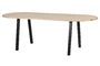 Miniature Plateau de table ovale 220x90 en bois beige clair Tablo Détouré