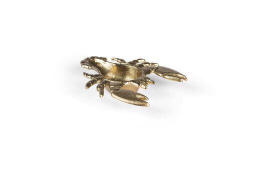 Plateau en aluminium doré Lobster