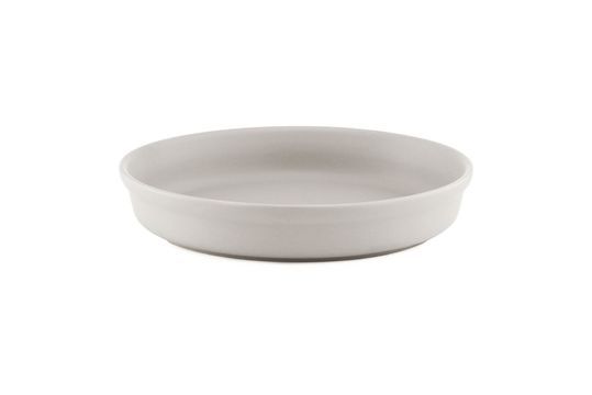Plateau en céramique beige Obi Détouré