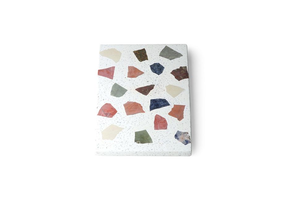 Plateau Tauxigny en marbre et terrazzo HK Living
