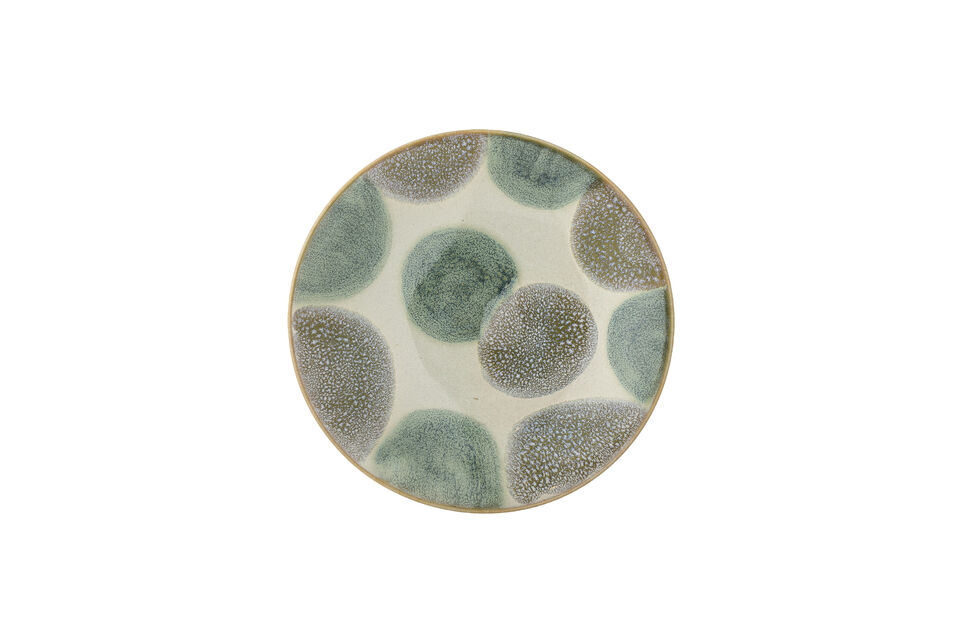 Plates set of 4 in multi stoneware Bethany - 6