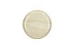 Miniatura Plato de aperitivo de porcelana beige turrón 1