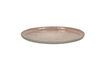 Miniatura Plato llano de gres rosa Spiro 1