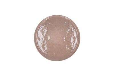 Plato llano de gres rosa Spiro