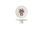 Miniatura Plato para tarta Ø28xH9 cm de gres multicolor Dorothy Clipped