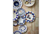 Miniatura Plato set de 3 Ø28 cm de gres azul Linora 2