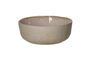 Miniatura Plato sopero de gres blanco Spiro Clipped