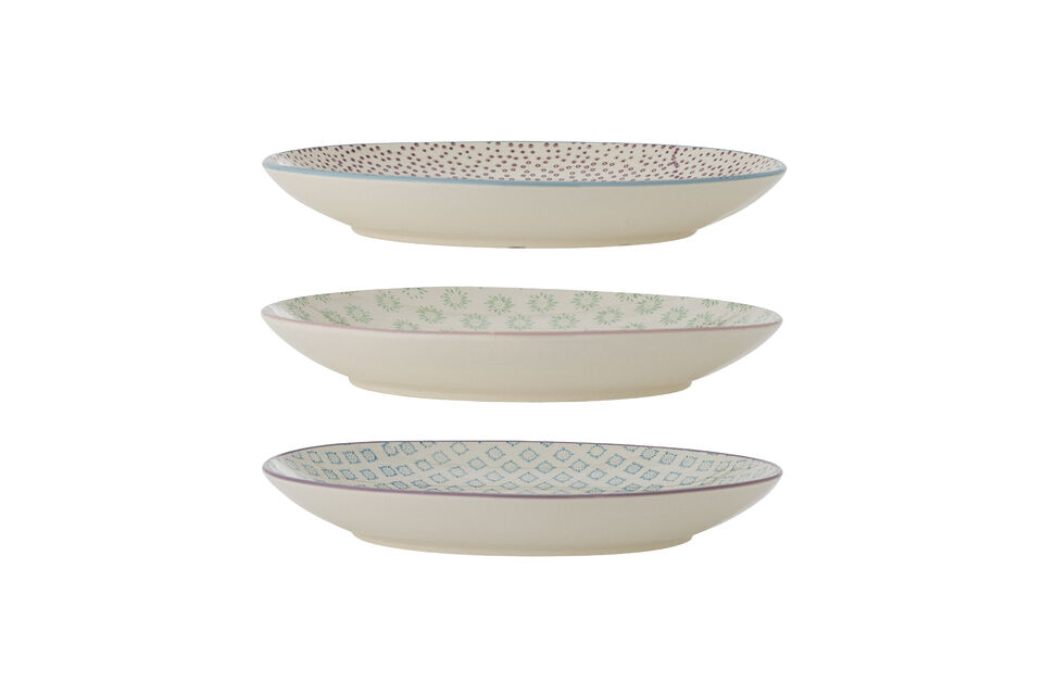 Platos juego de 3 de gres multicolor Patrizia - 5