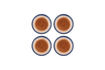 Miniatura Platos Ø20,5 cm set de 4 de gres multicolor Tatum 1