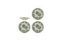 Miniatura Platos set de 4 de gres multicolor Bethany Clipped
