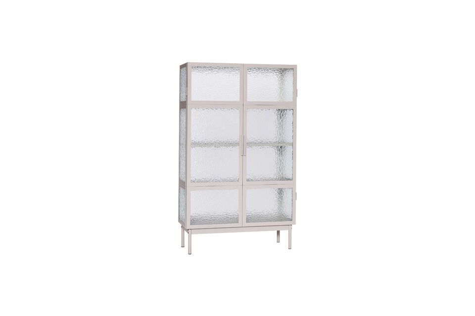 Plex grey glass display case Hübsch