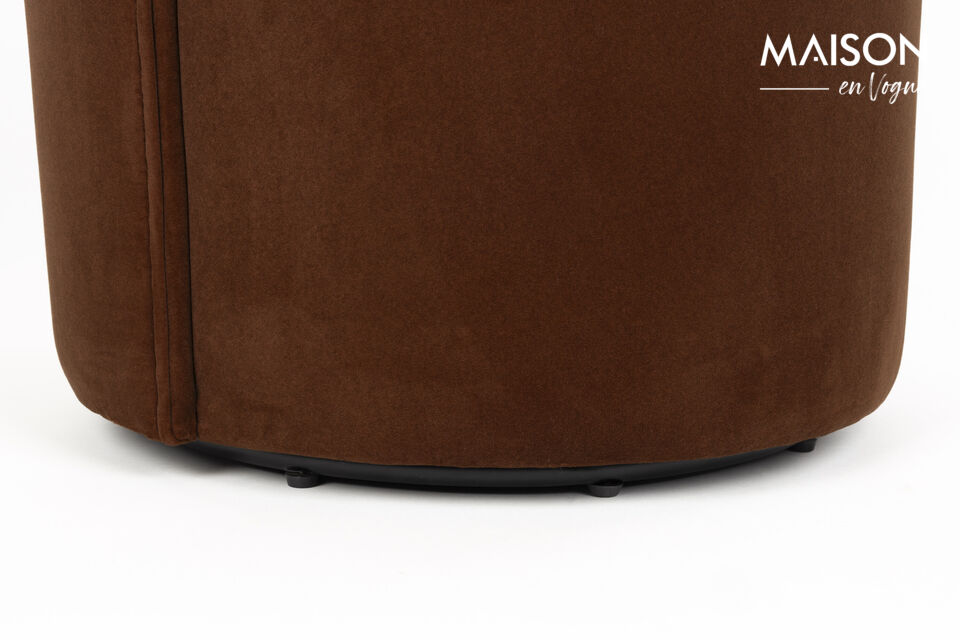 Pluche fauteuil bruin - 9