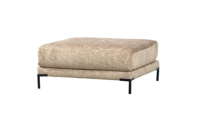 Poef 100cm Naturel Melange Chenille Couple
