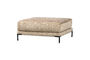 Miniatuur Poef 100cm Naturel Melange Chenille Couple Productfoto