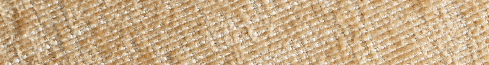 Benadrukte materialen Poef 45x40 cm Chenille Butter Melange PEARL
