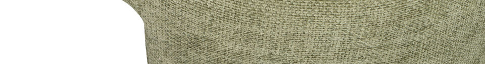 Materialbeschreibung Polsterbank 130 cm Chenille Olivgrün Jacob