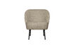 Miniatura Poltrona bouclé beige VOGUE 2