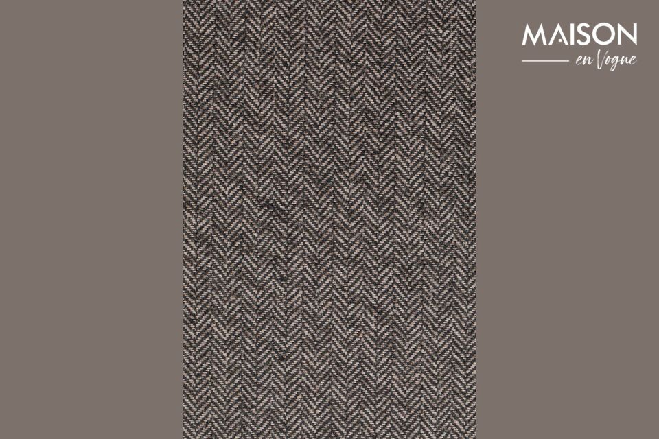 Scoprite il comfort moderno con la poltrona Duran in tessuto grigio