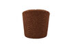 Miniatura Poltrona girevole bouclé marrone ruggine Mojo 4